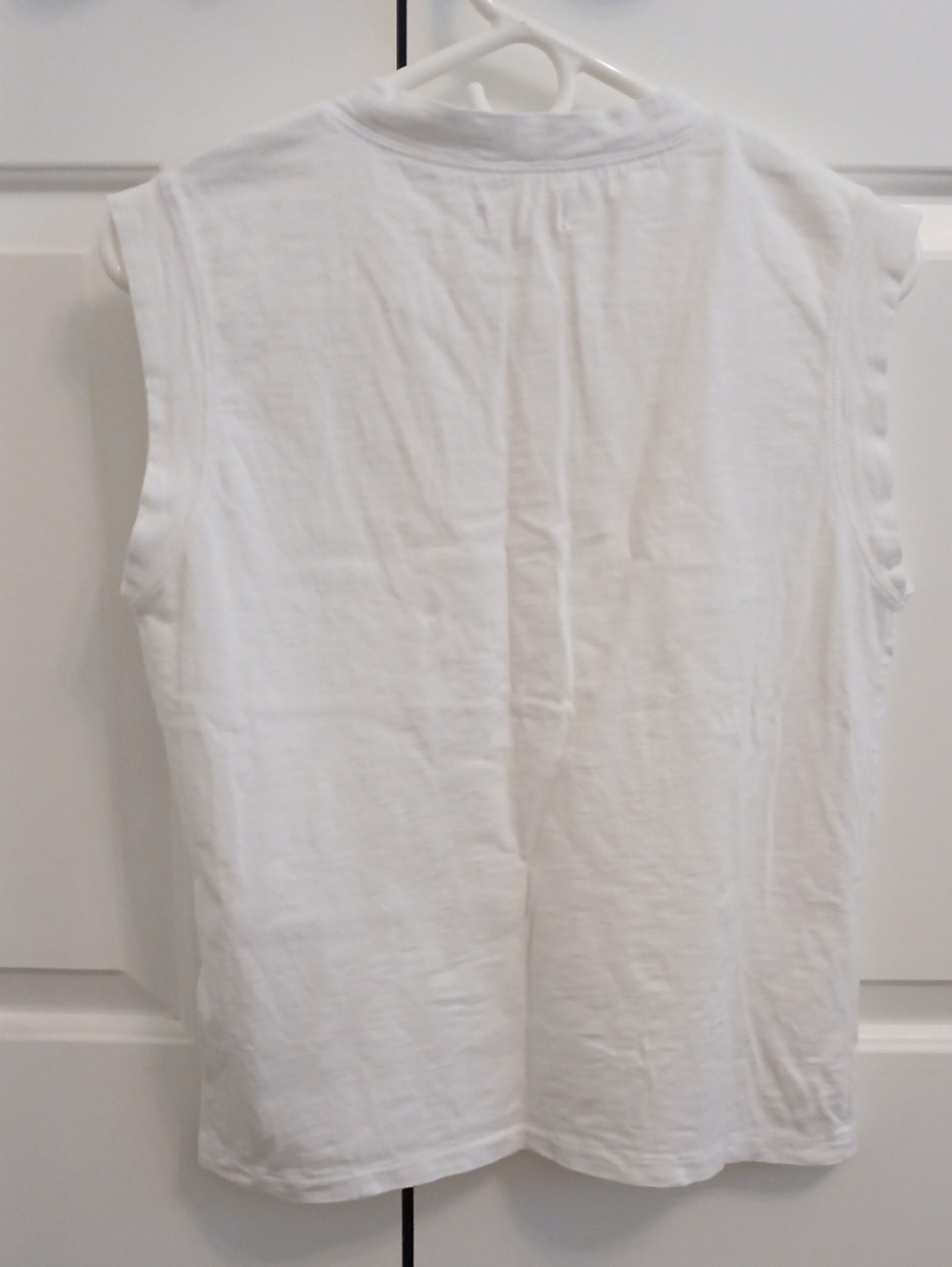 Garment-Dyed Henley Muscle Tee - Picture 6 of 8